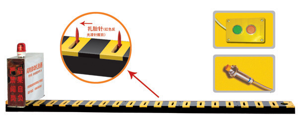 石棉县V3嵌入式闯岗自动扎胎器/阻车器